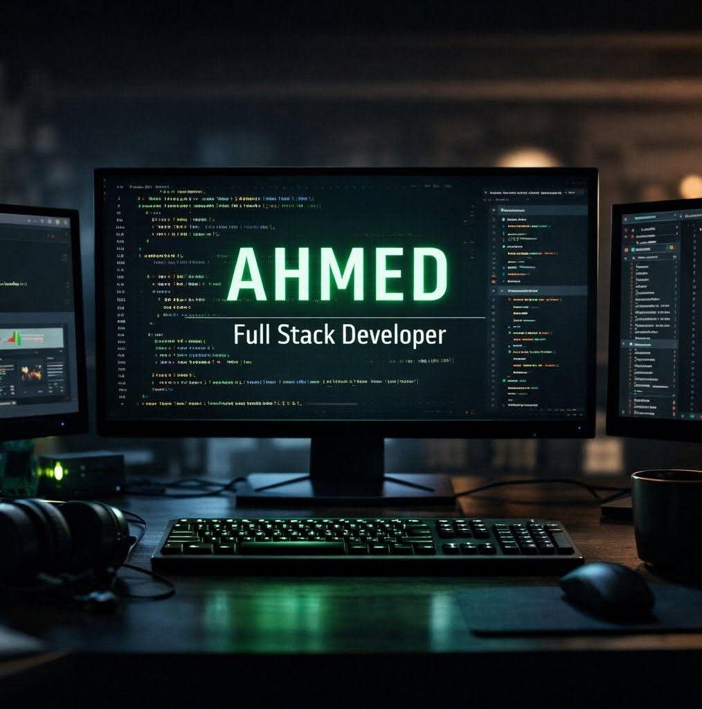 أحمد | Full Stack Developer & UI/UX Engineer | 50+ مشروع ناجح